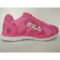 Moda feminina rosa ginásio ao ar livre jogging sapatos